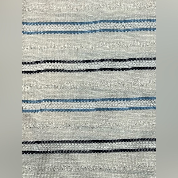 Ping Collection Golf Polo Tan/Beige Blue Black Stripes Sz L - Picture 9 of 11